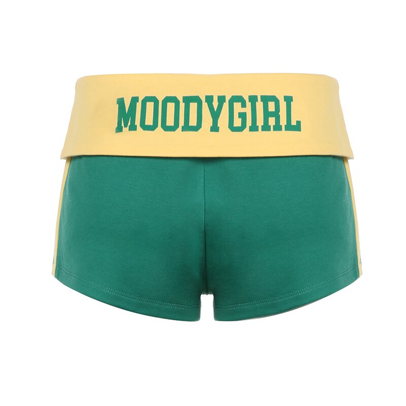 Booty shorts cheap with text